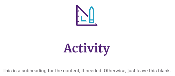 Activity