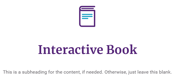 Interactive Book