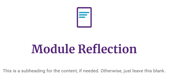 Module Reflection