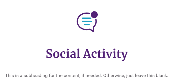 Social Activity