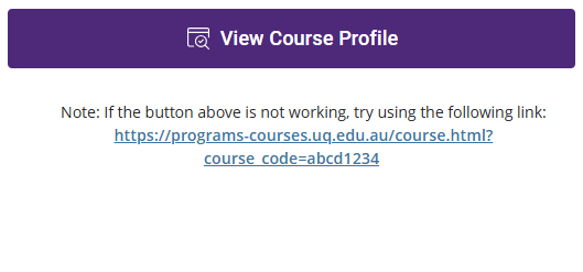 Course Profile Button