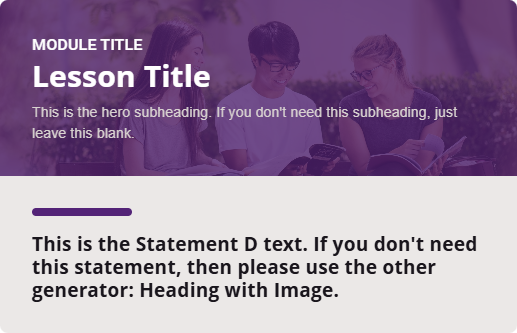 Text Block Example