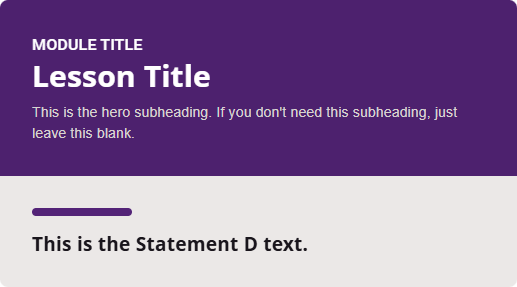 Text Block Example